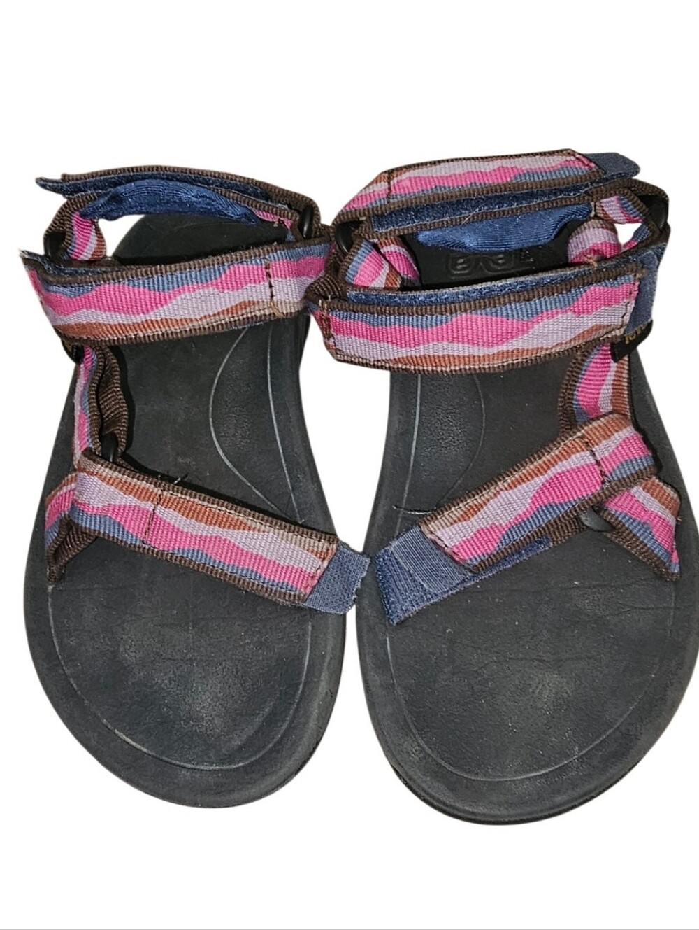 Teva Pink Camouflage Strap Sandals